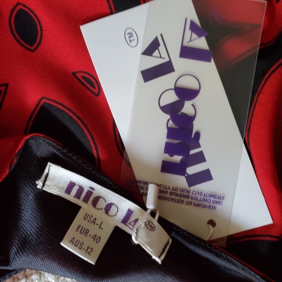 Nico La dress, red/black, large - Picture 4 of 4